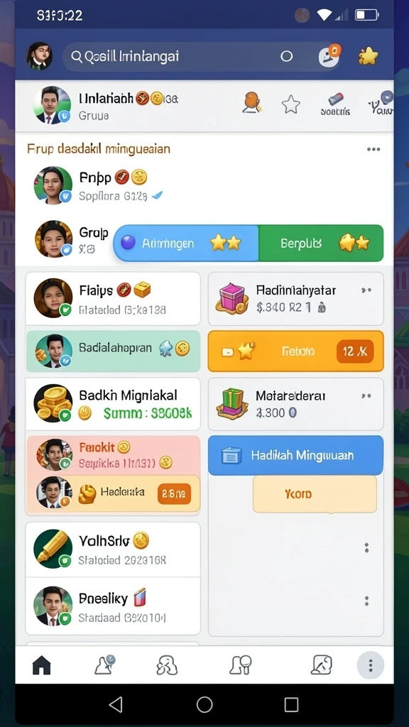 Mode permainan yang beragam dan menarik.
