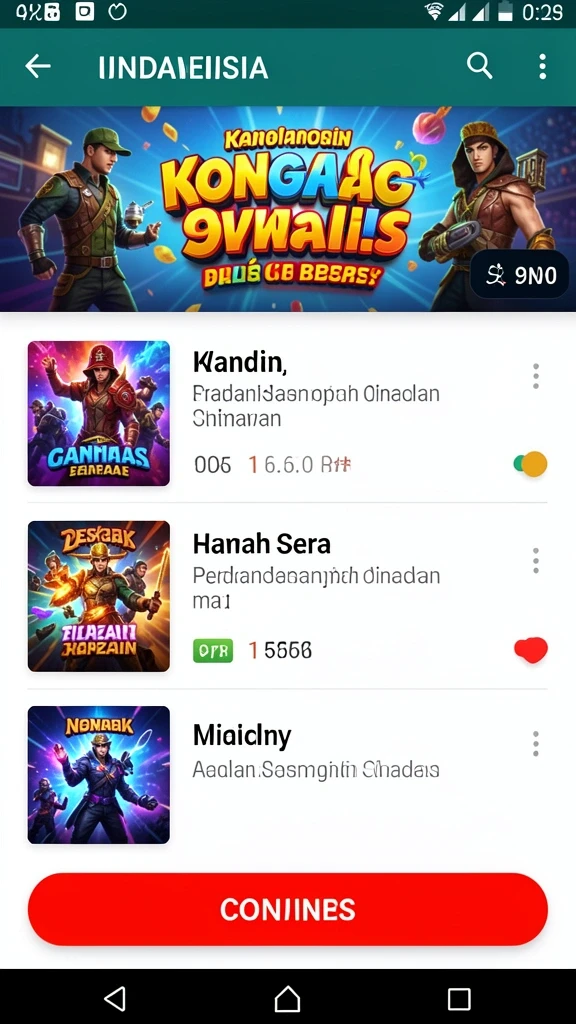 Banyak pilihan karakter menarik untuk dipilih.