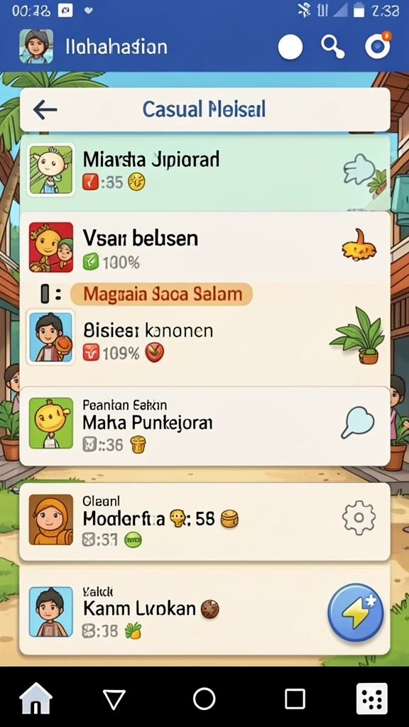 Grafis yang memukau membuat pengalaman bermain semakin seru.
