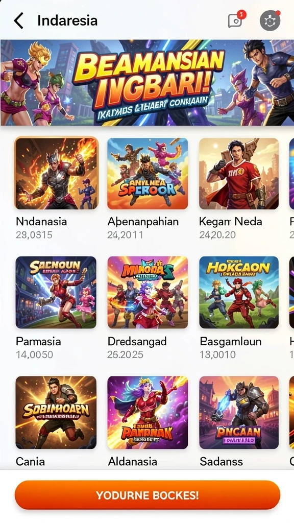 Tampilan awal yang menarik dan intuitif.