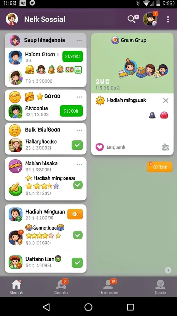Kesempatan memenangkan hadiah menarik setiap bulan.
