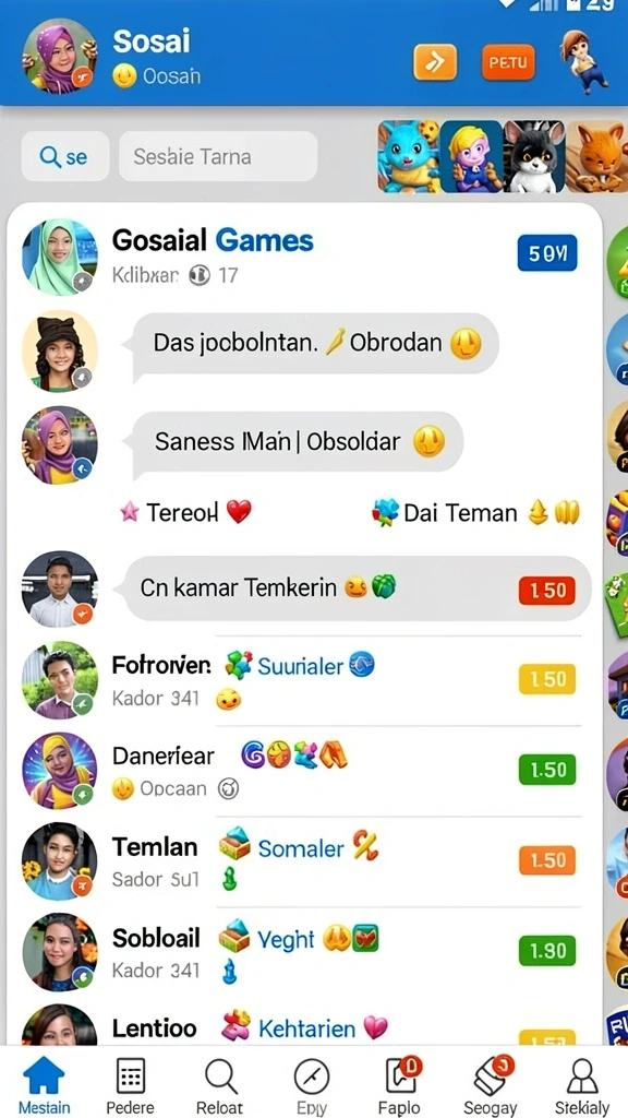 Fitur bonus harian yang menambah keseruan bermain.