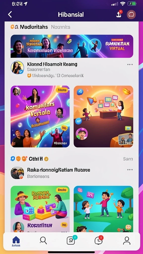 Tampilan utama HOT985 dengan karakter dan pemandangan dramatis.