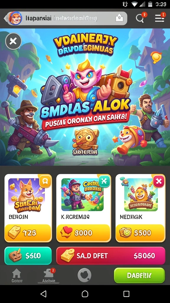 Tampilan awal game HOYE55 yang memukau.