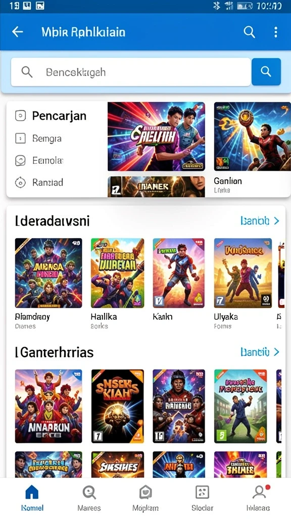 Screenshot dari mode permainan terbaru yang mengasyikkan.