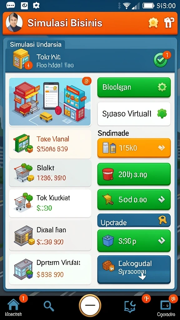 Banyak pilihan permainan seru yang tersedia.