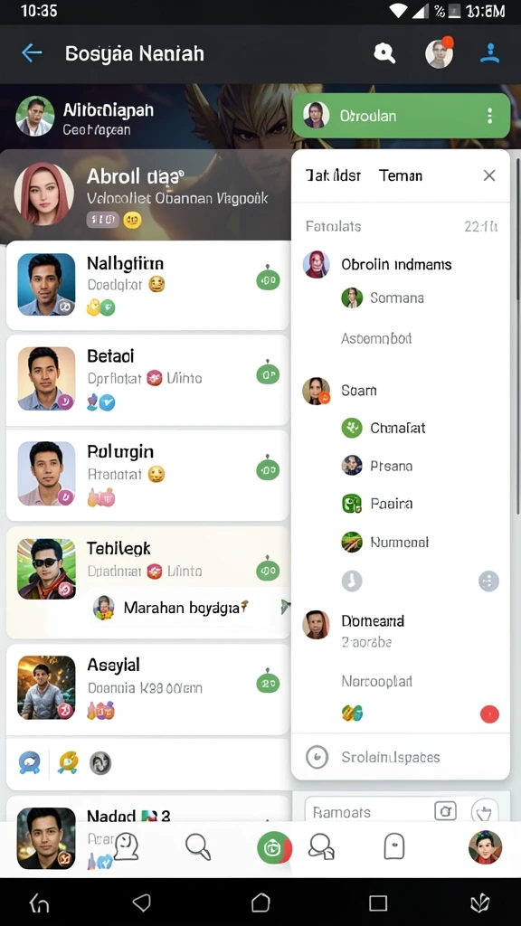 Tampilan antarmuka yang menarik dan mudah digunakan.