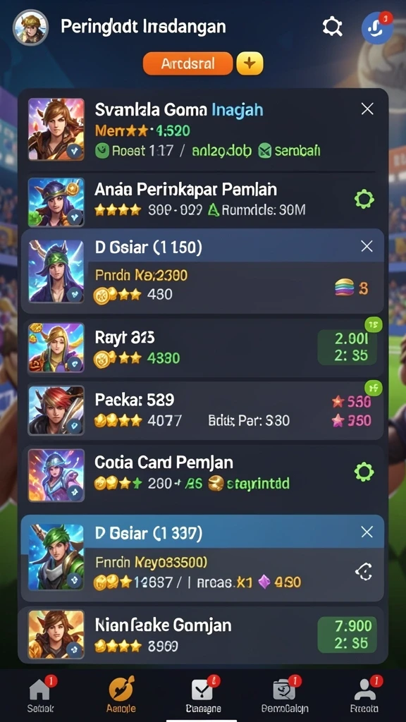 Tampilan antarmuka yang intuitif dan menarik.