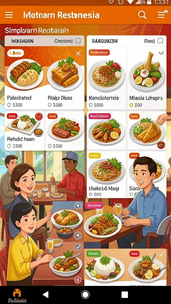 Fitur sosial yang memungkinkan interaksi antar pemain.