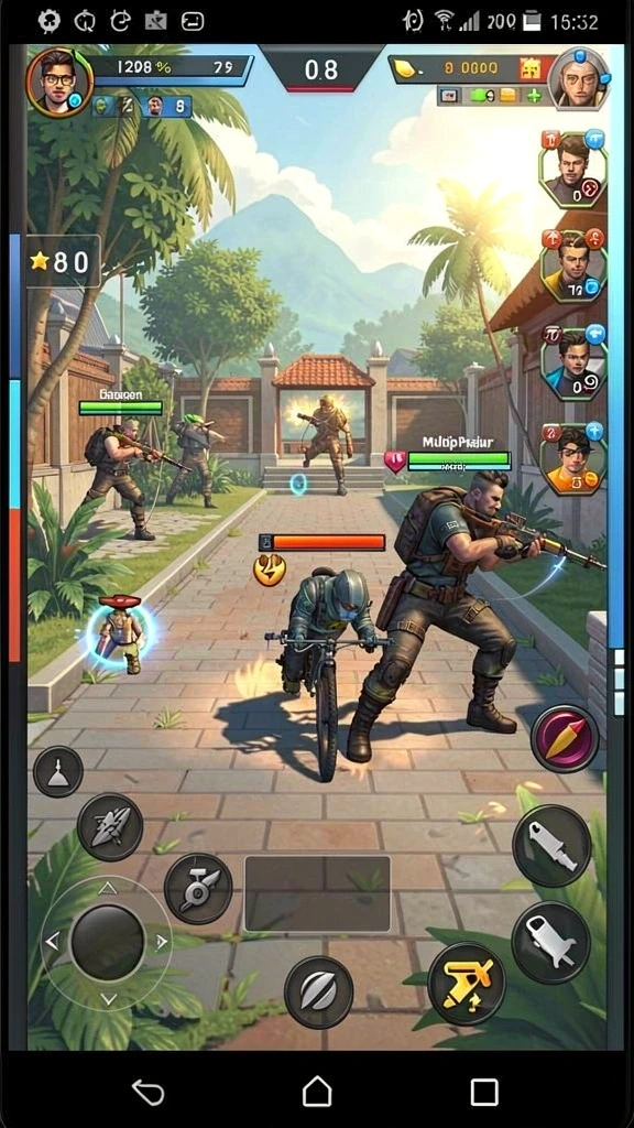 Tampilan antarmuka game yang menarik.
