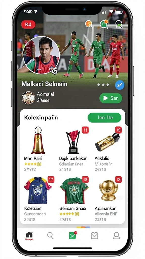 Visual karakter yang menarik dan unik.