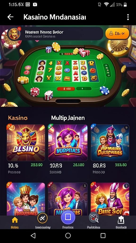 Beragam pilihan permainan menghibur yang tersedia.