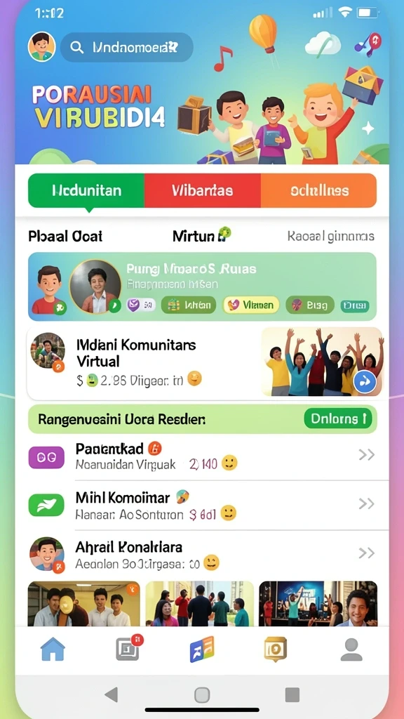 Screenshot menunjukkan mode permainan yang tersedia di MITRA77.