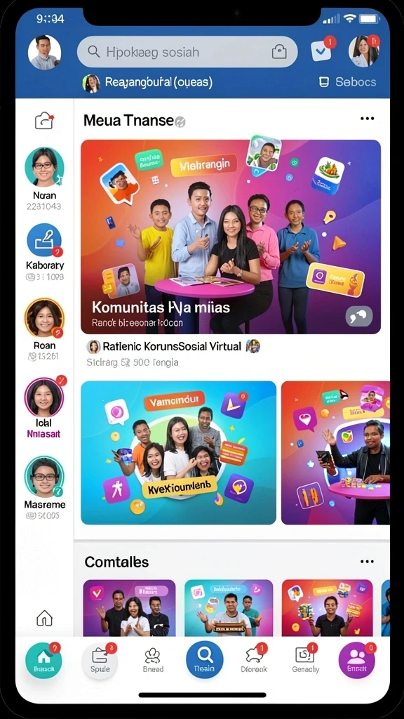 Tampilan antarmuka yang memikat dan modern.