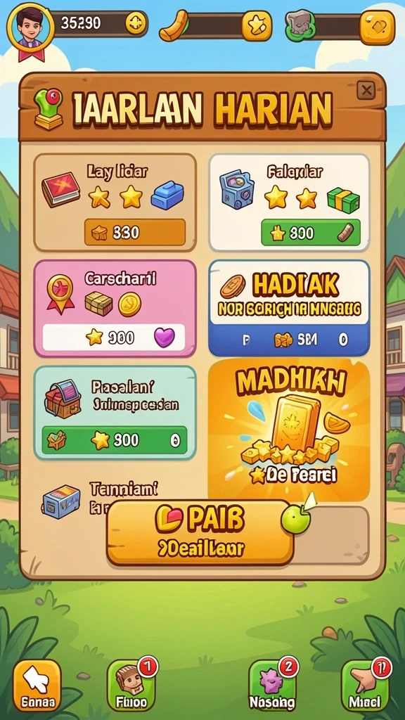 Tampilan antarmuka yang mudah digunakan dan intuitif.