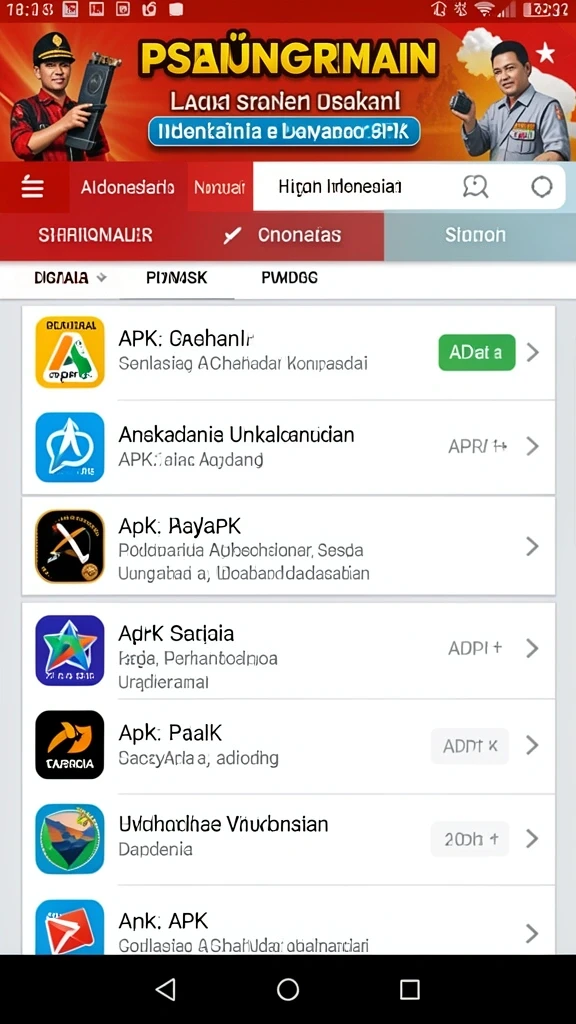 Tampilan utama aplikasi RAJAPANDA88 yang menarik.