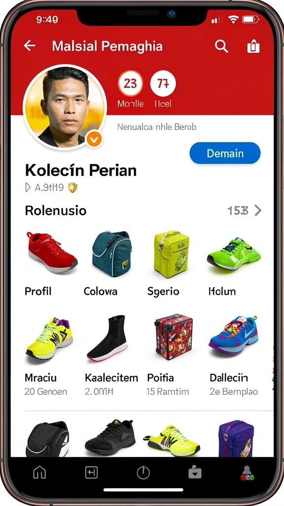 Tampilan antarmuka yang sederhana dan menarik.