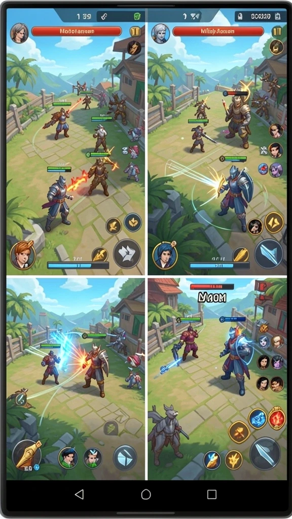 Screenshot menampilkan tampilan antarmuka permainan yang menawan.