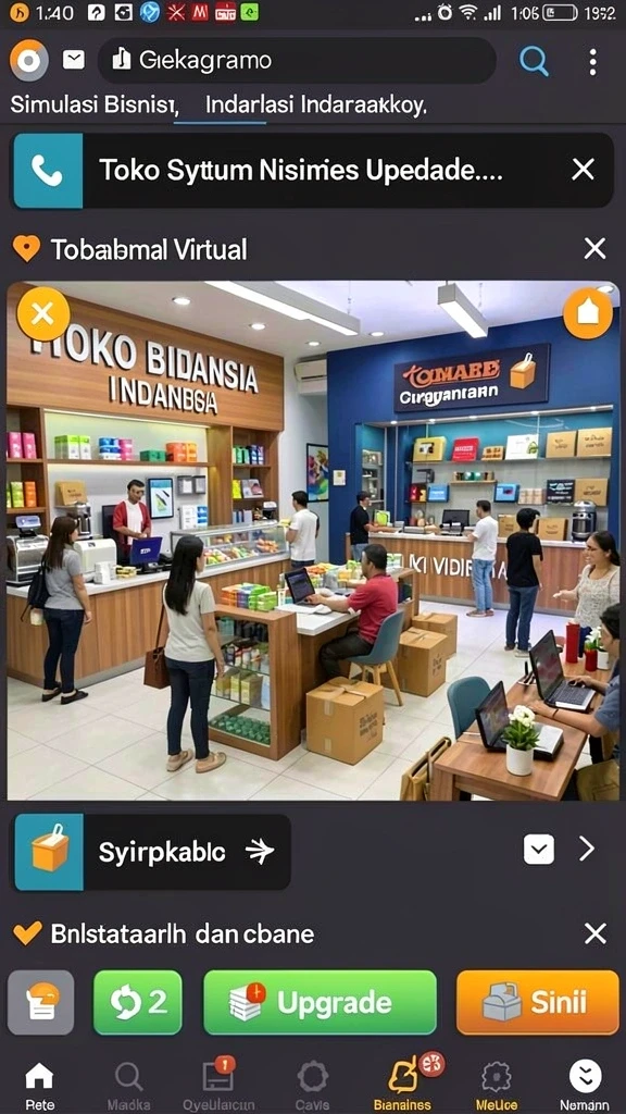 Tampilan antarmuka yang menarik dan user-friendly.
