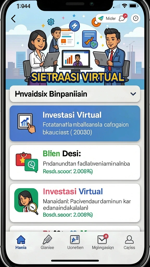 Beragam pilihan permainan judi online yang tersedia.