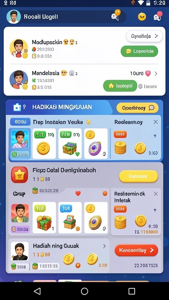 Grafis berkualitas tinggi dalam permainan.