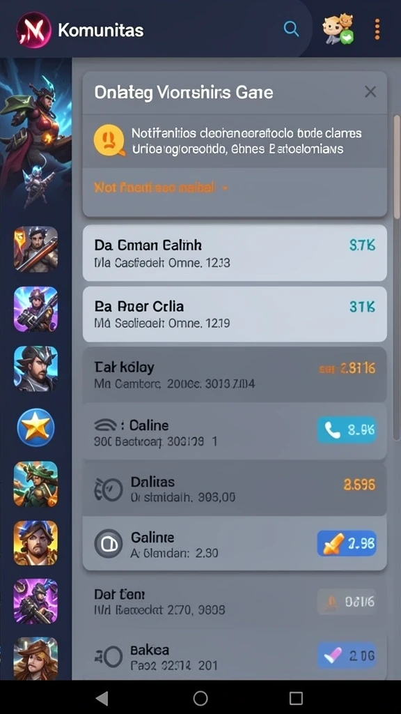 Pengguna sedang bersaing di mode multiplayer.