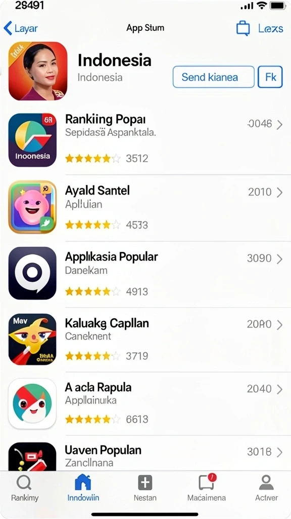 Menu navigasi yang mudah dipahami dan digunakan.