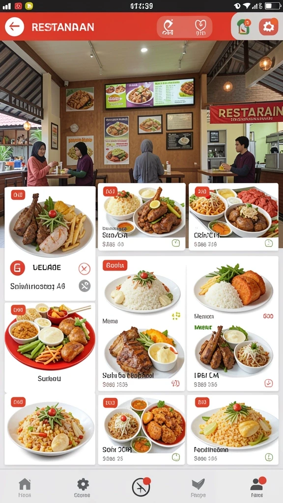 Tampilan antarmuka yang ramah pengguna.