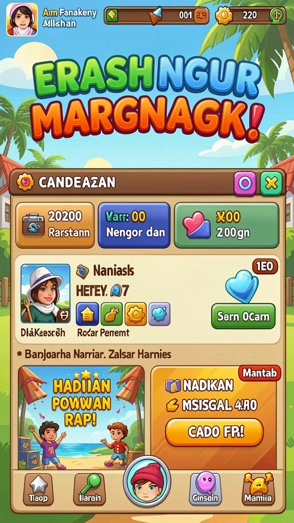 Tampilan antarmuka yang menarik dan intuitif.