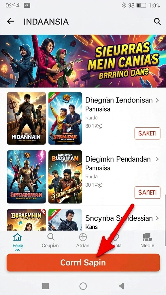 Karakter unik dengan kemampuan berbeda-beda.